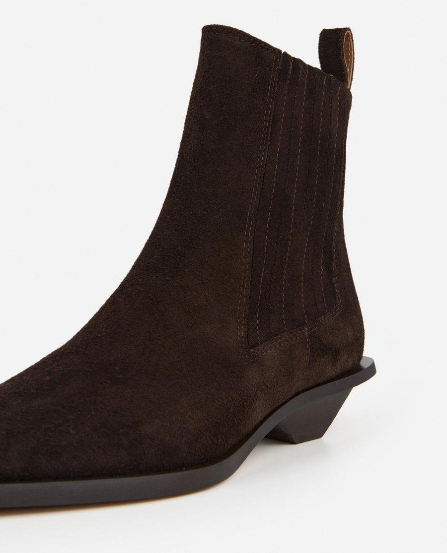 Indigo Boot - Brown Suede