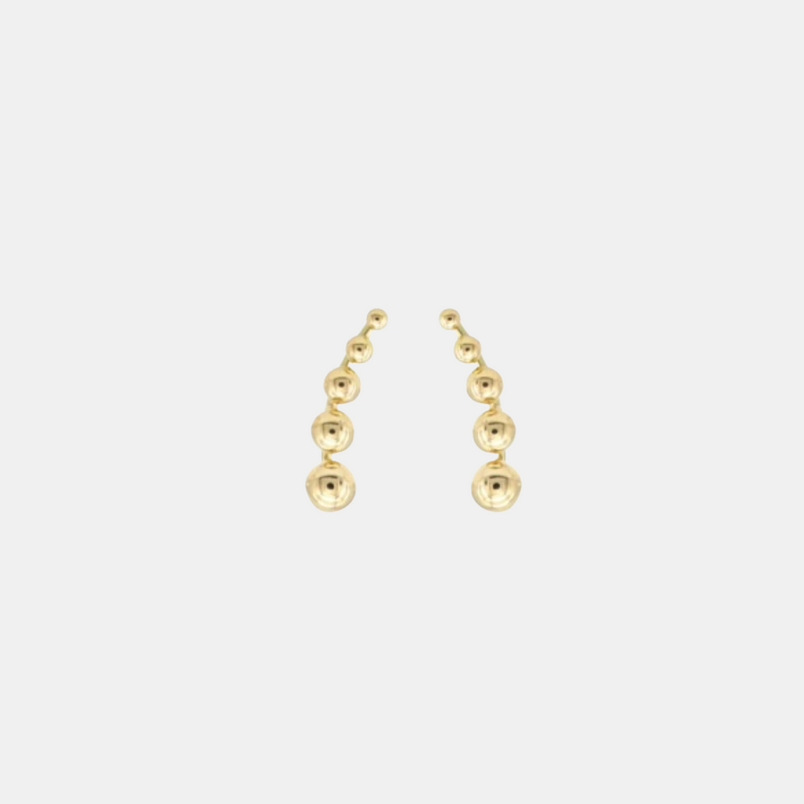 Liana Earrings - 18kt Solid Gold