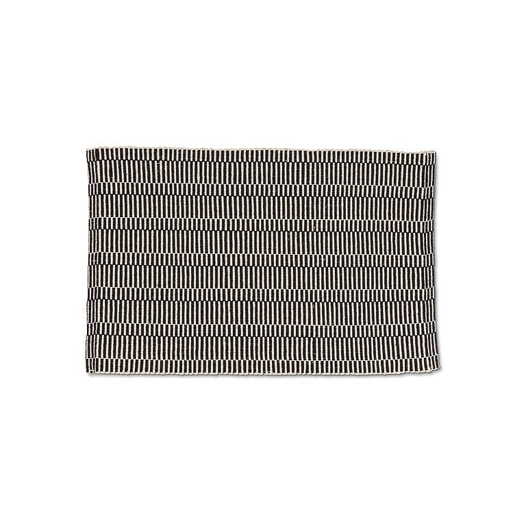 Linea Rug - Black / Beige