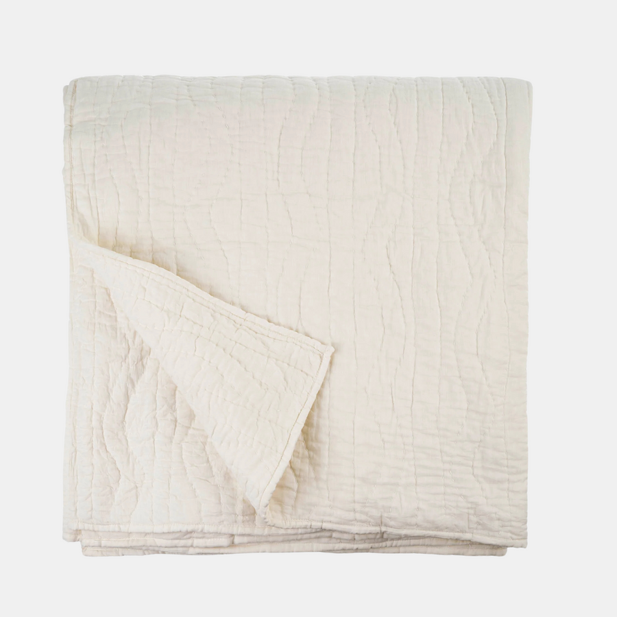 Ripple Blanket - Off-white 95 x 90 in