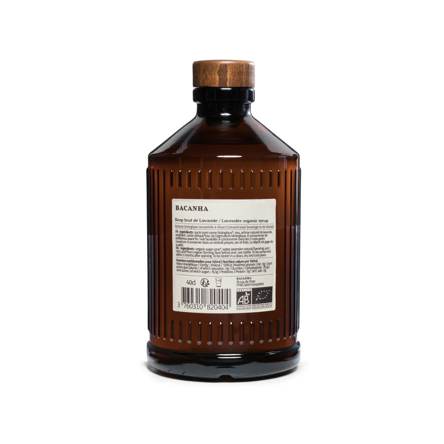 Bacanha Organic Raw Lavender Syrup