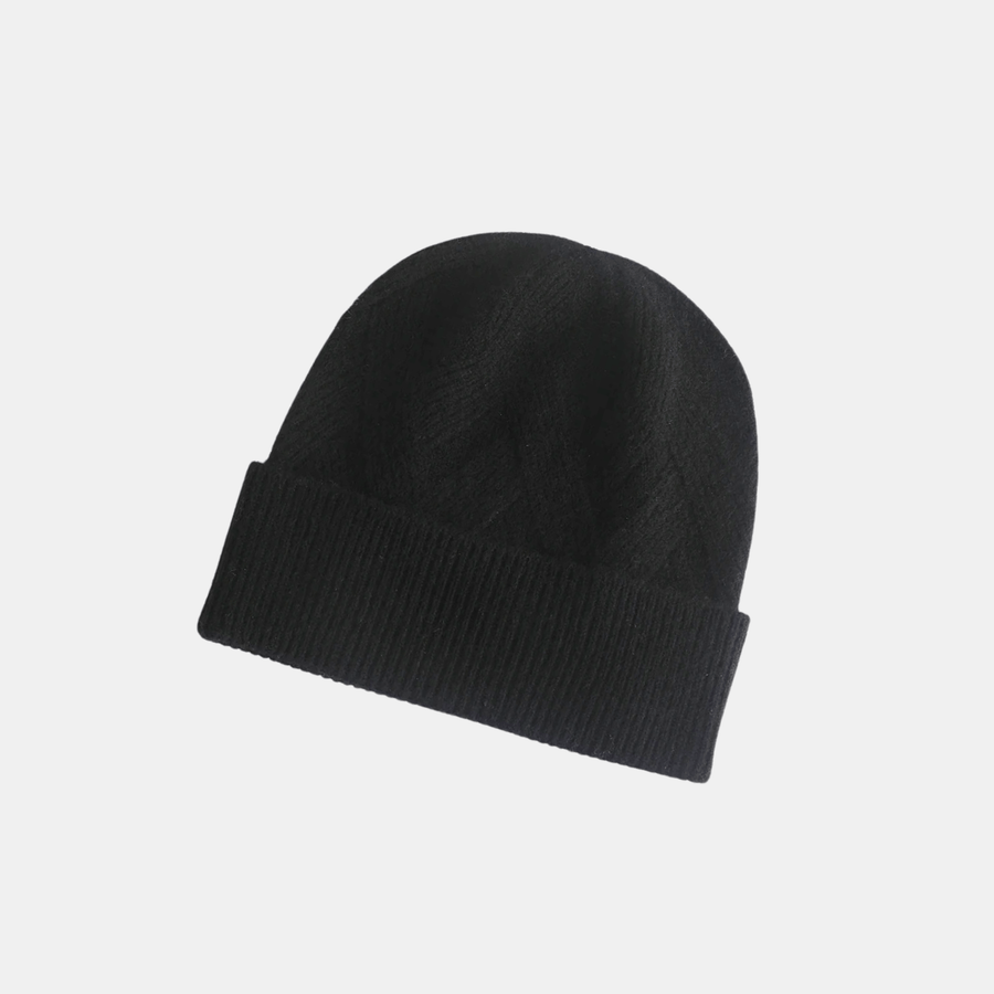 Cadine Accessories Unisex Twist Beanie - Black - COMING SOON