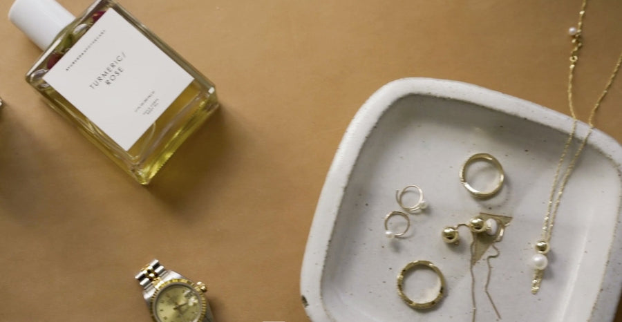 Cadine Allium Threader Earrings - 14kt Solid Gold