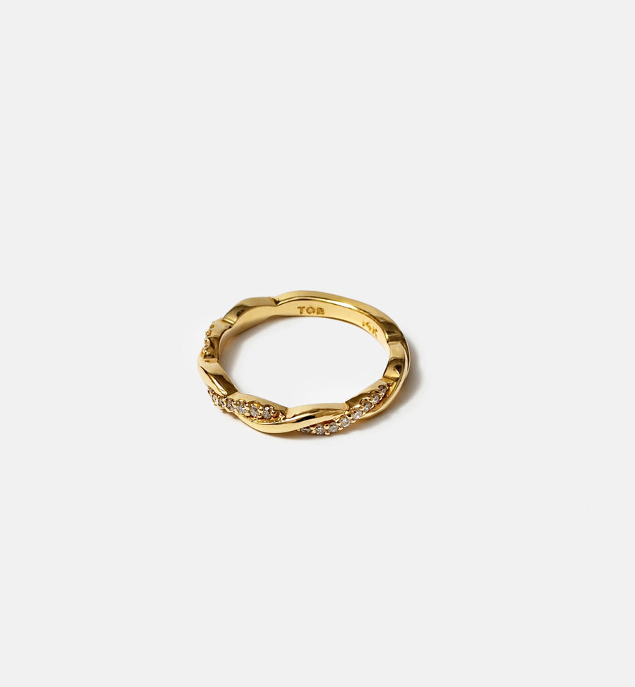 Cadine Ayana Ring - 14kt Solid Gold