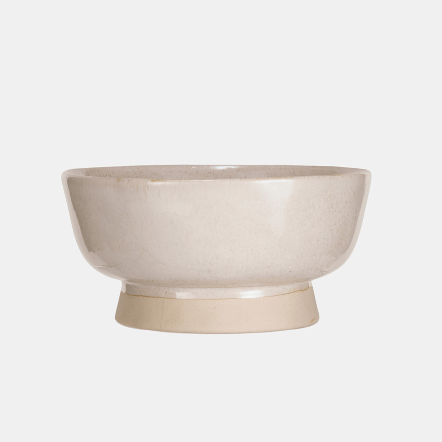 Cadine Ceramics Severn Pedestal Vessel - Beige