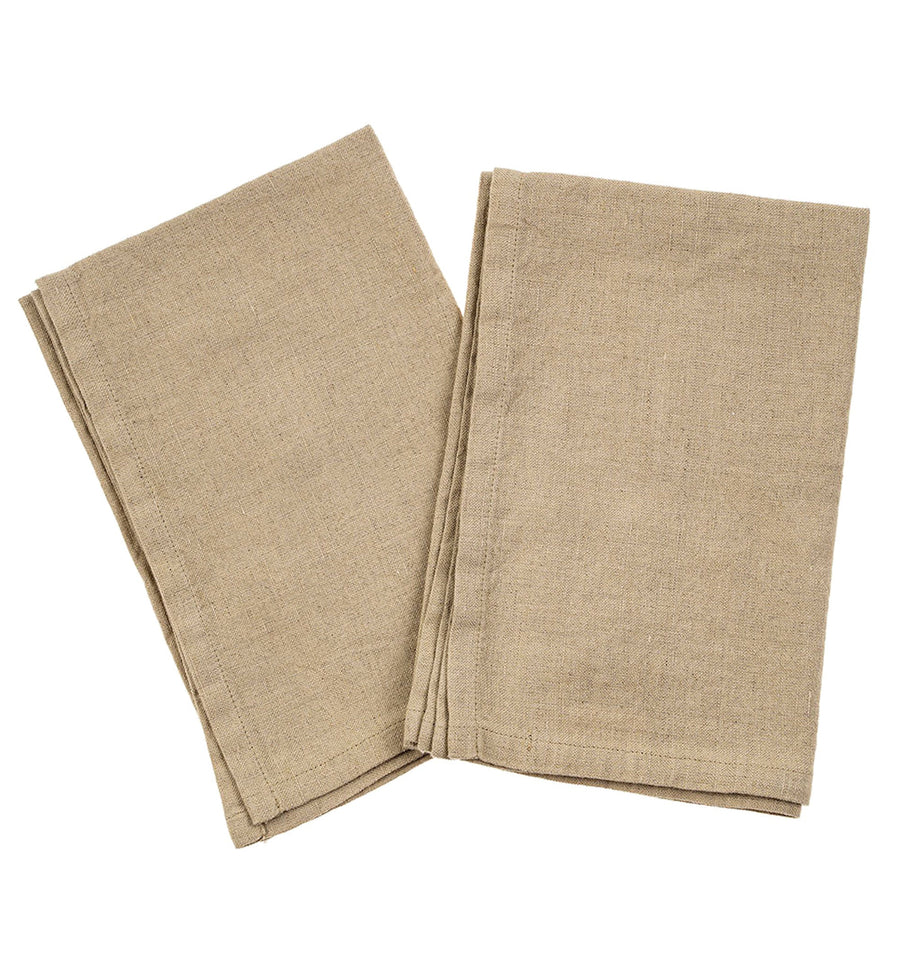 Cadine Cloth Napkins Cotton Linen Towel - Natural