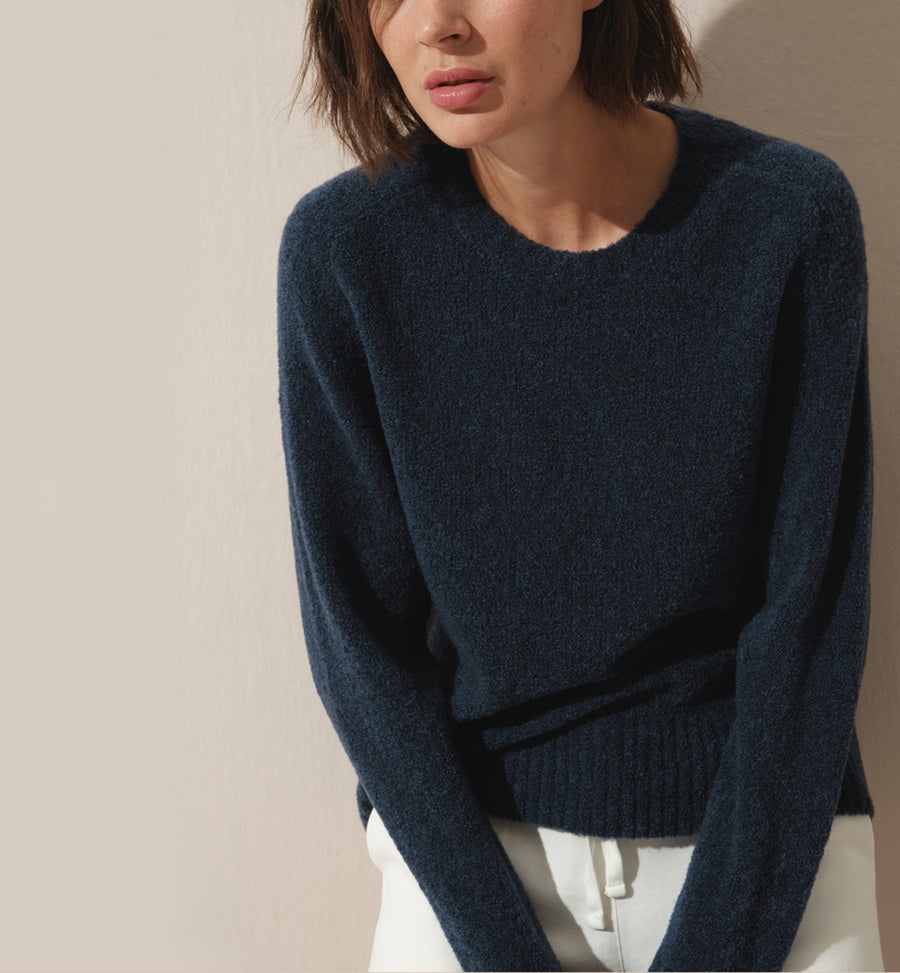 Cadine Clothing Dome Sweater - Indigo Melange