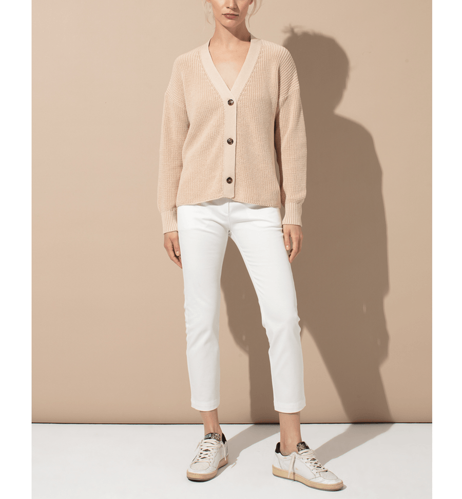 Cadine Clothing Edge Cardigan - Beige