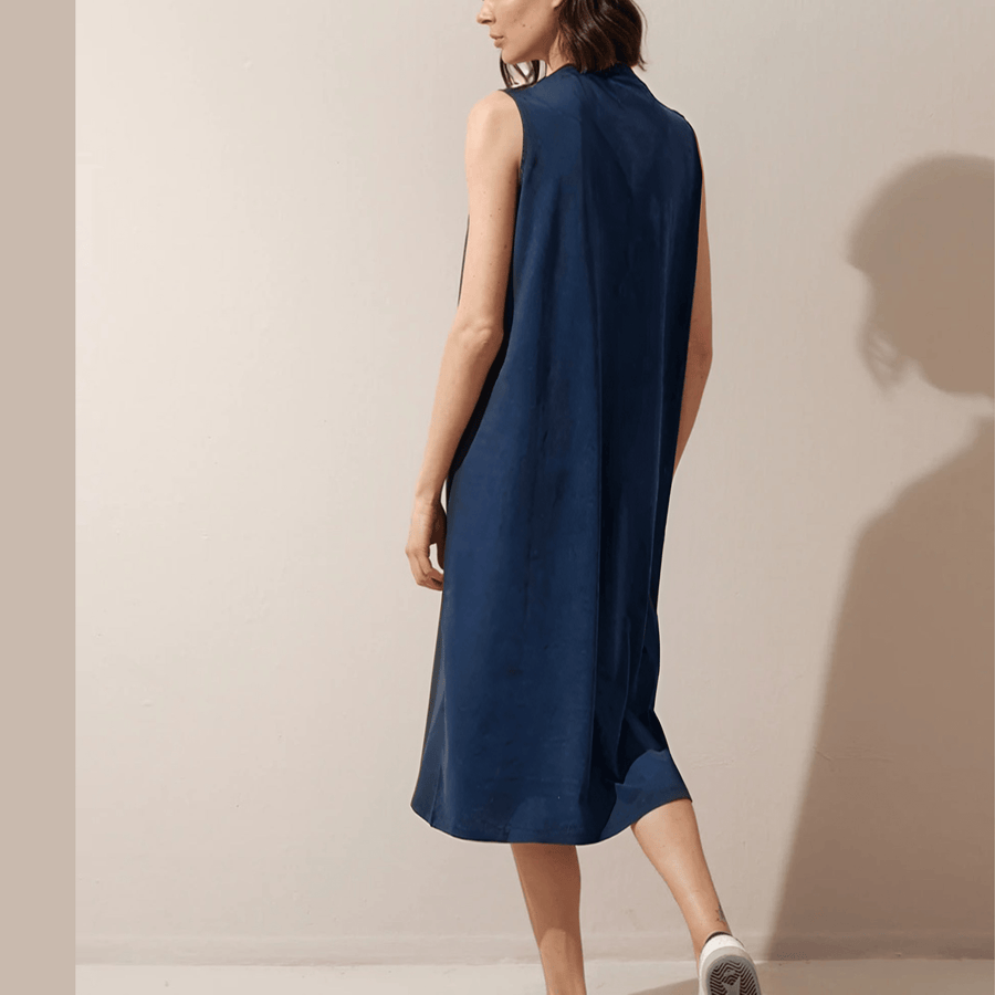 Cadine Clothing Frame Tshirt Dress - Blue