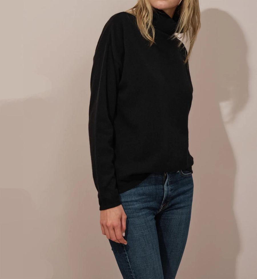 Cadine Clothing Lunette Sweater - Black Melange