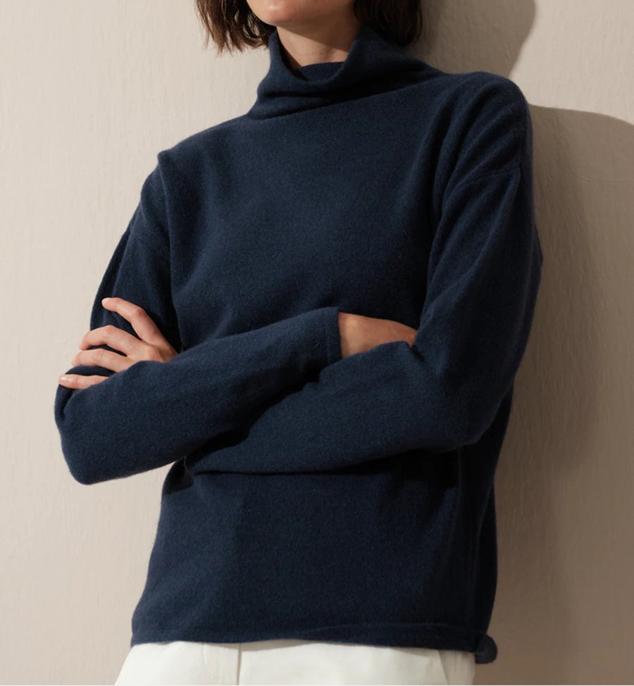 Cadine Clothing Lunette Sweater - Indigo Melange