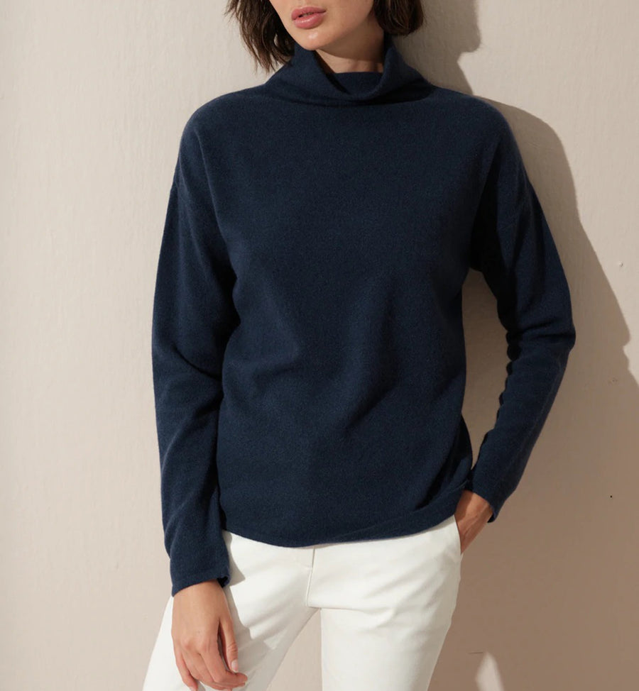Cadine Clothing Lunette Sweater - Indigo Melange