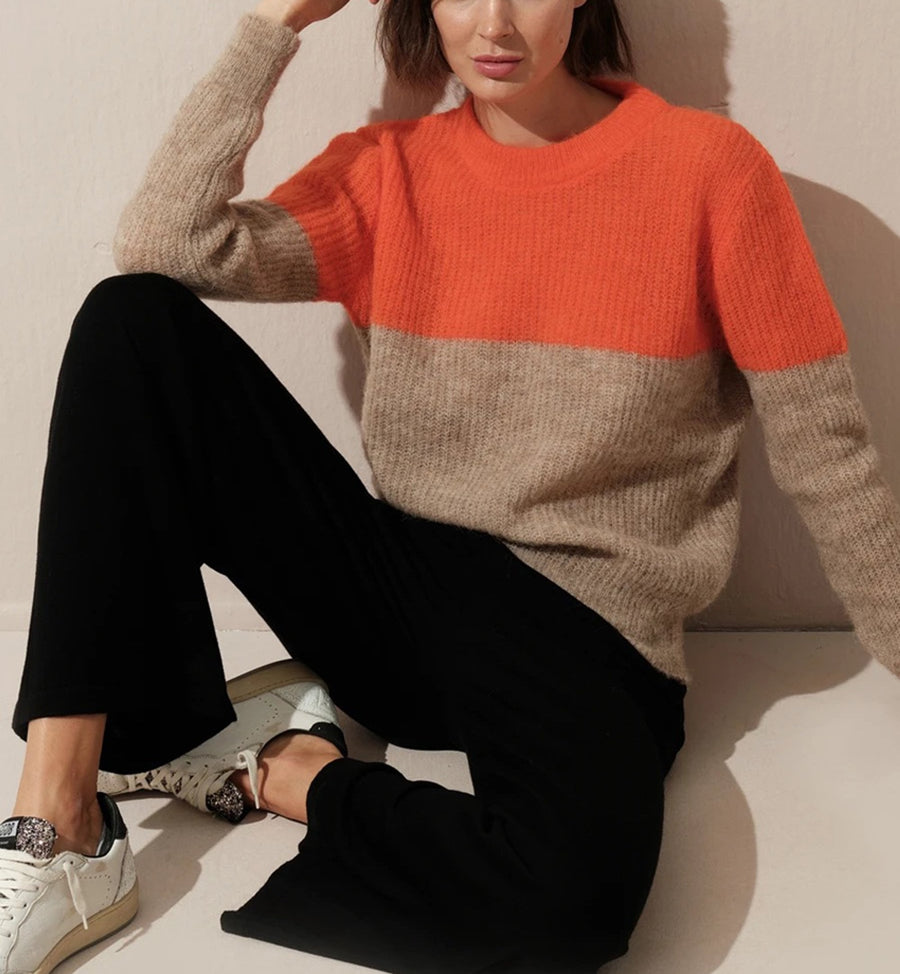 Cadine Clothing Parapet Sweater - Tangerine