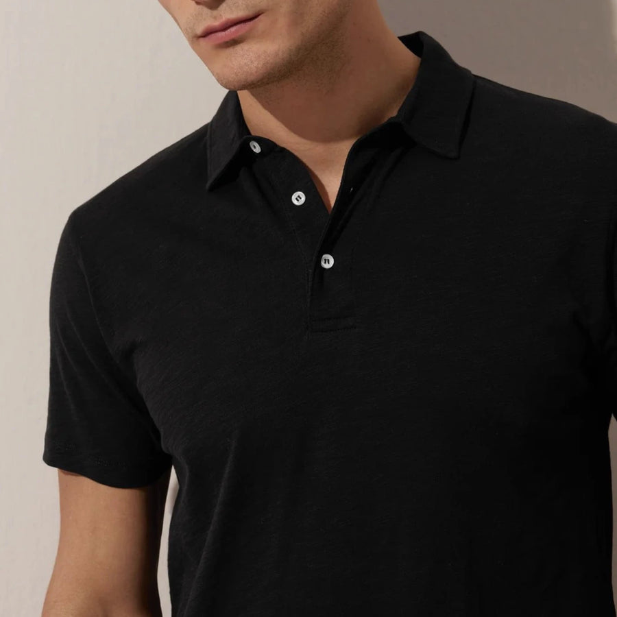 Cadine Clothing Polo T-shirt - Faded Black