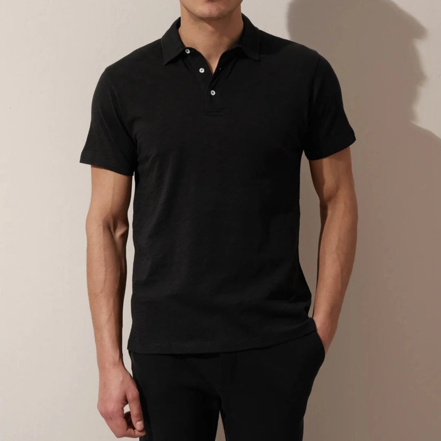 Cadine Clothing Polo T-shirt - Faded Black