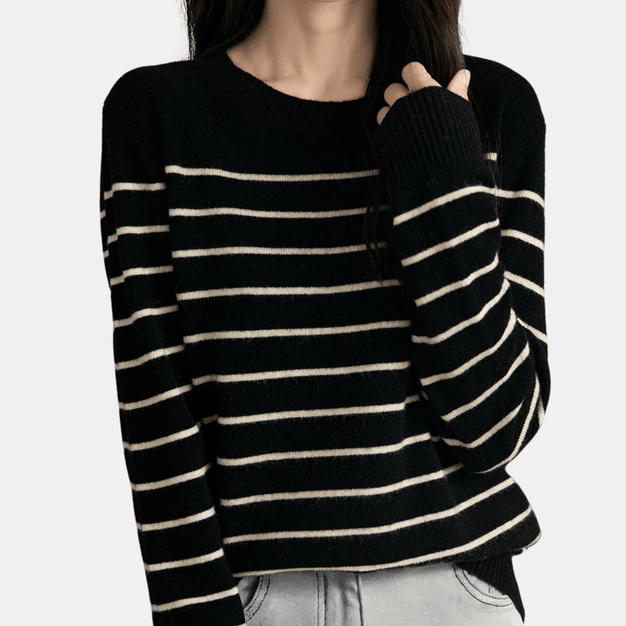 Cadine Clothing Render Sweater - Black/ Ivory