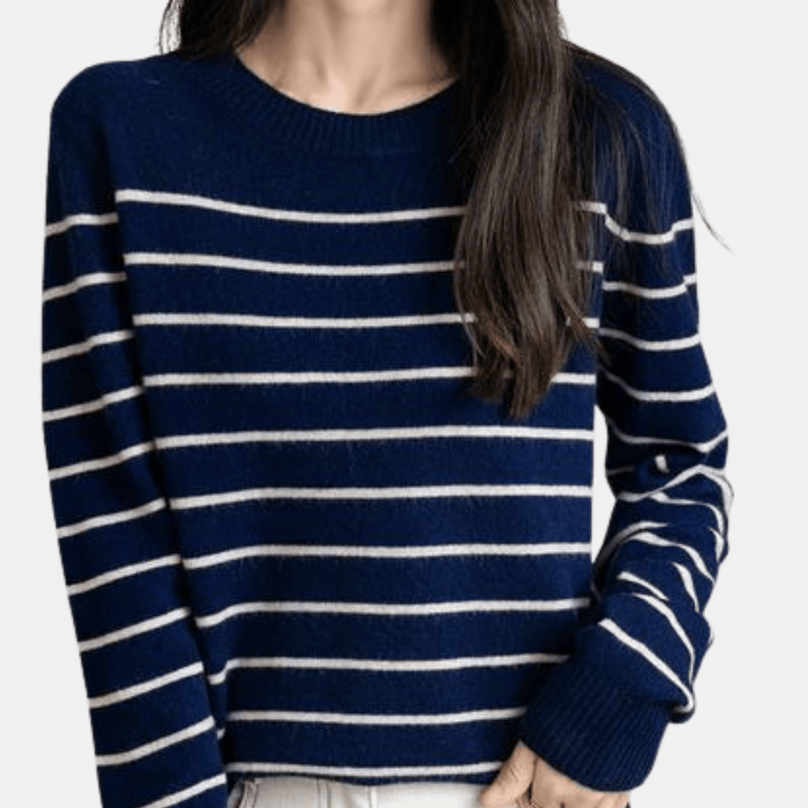 Cadine Clothing Render Sweater - Navy / Ivory