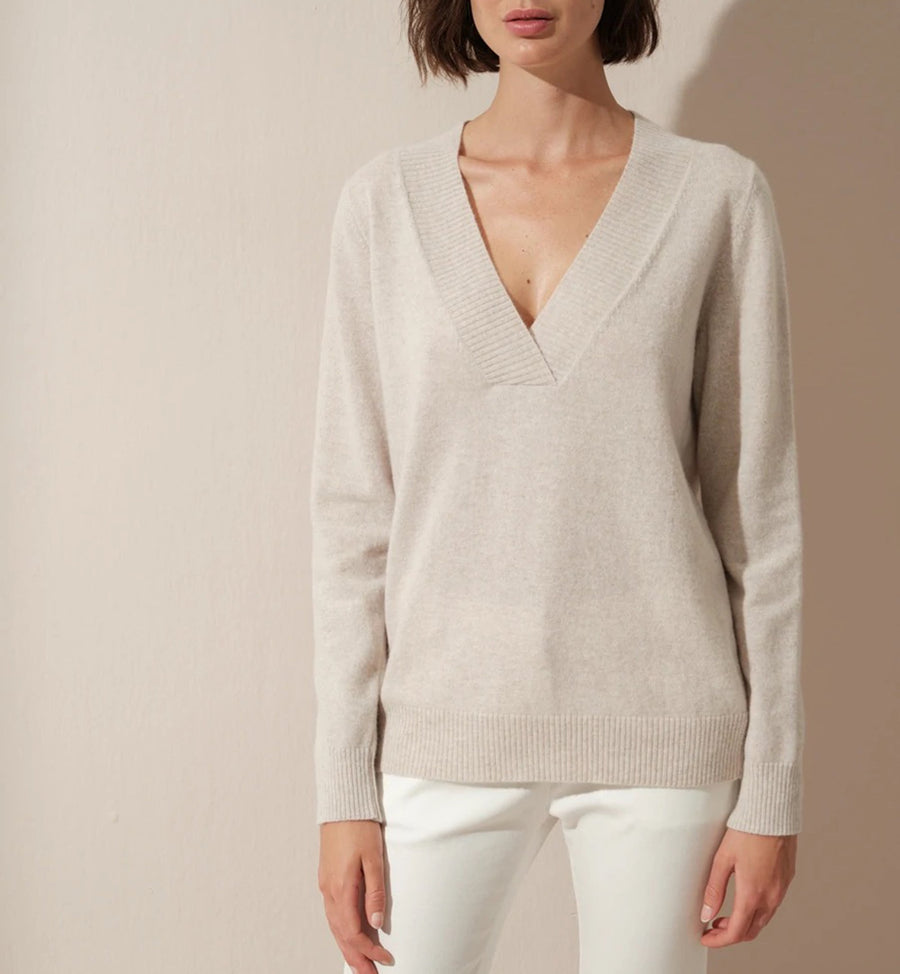 Cadine Clothing Valance Sweater - Beige Melange