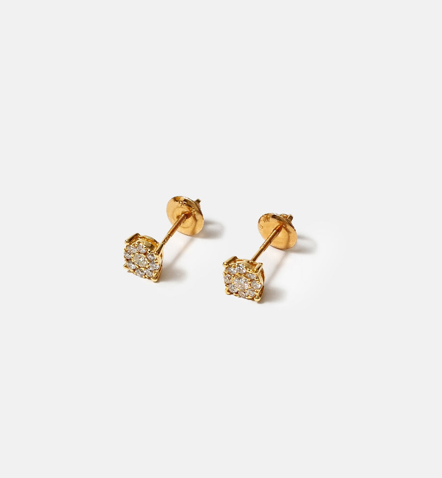 Cadine Crisantha Earrings - 14kt Solid Gold