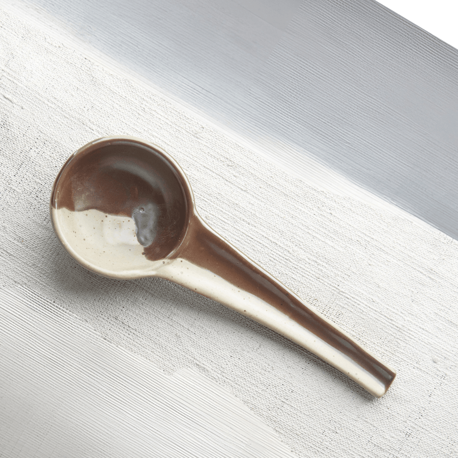 Cadine Cuillère Stoneware Spoon - Brown