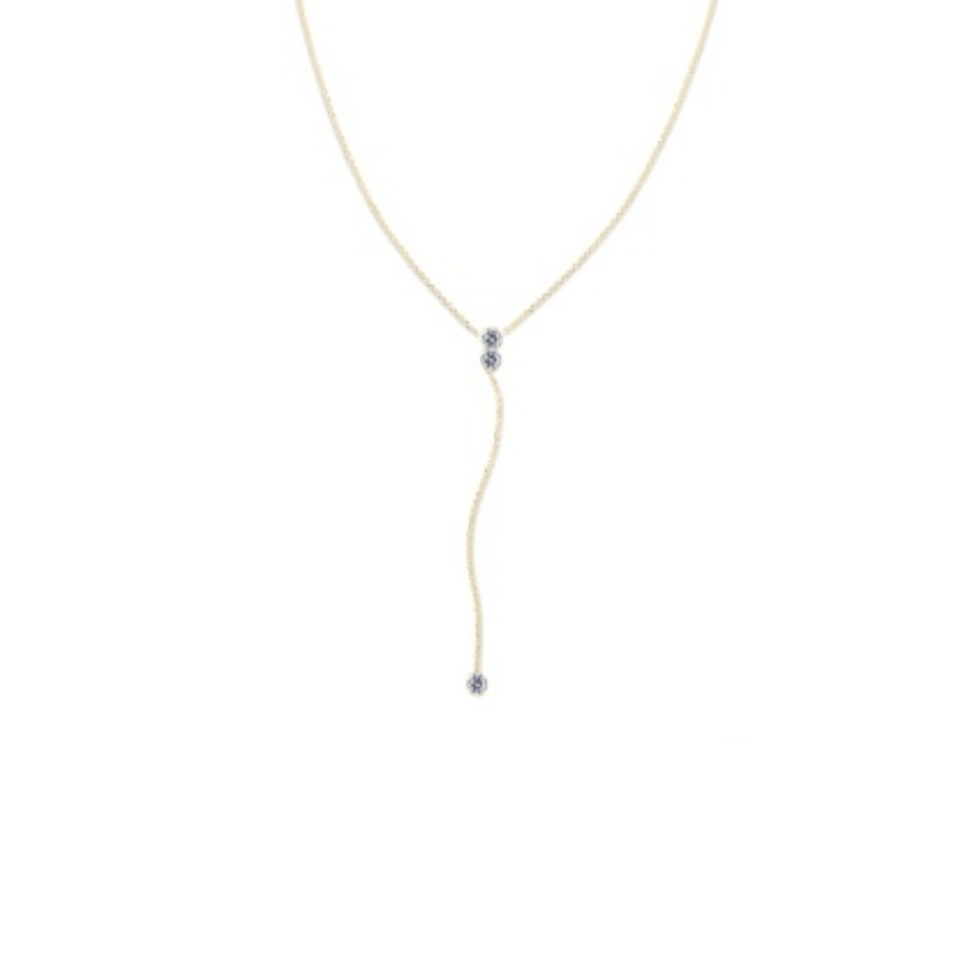 Cadine Daffodil Necklace - 14kt Solid Gold
