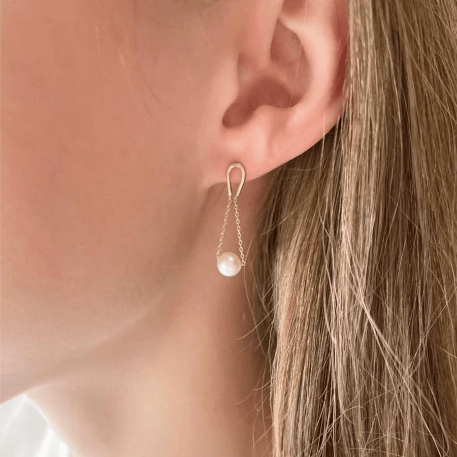 Cadine Earrings Viola Earrings - 14kt Solid Gold