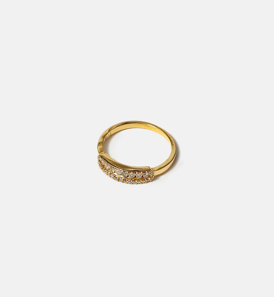 Cadine Fiorella Ring - 14kt Solid Gold