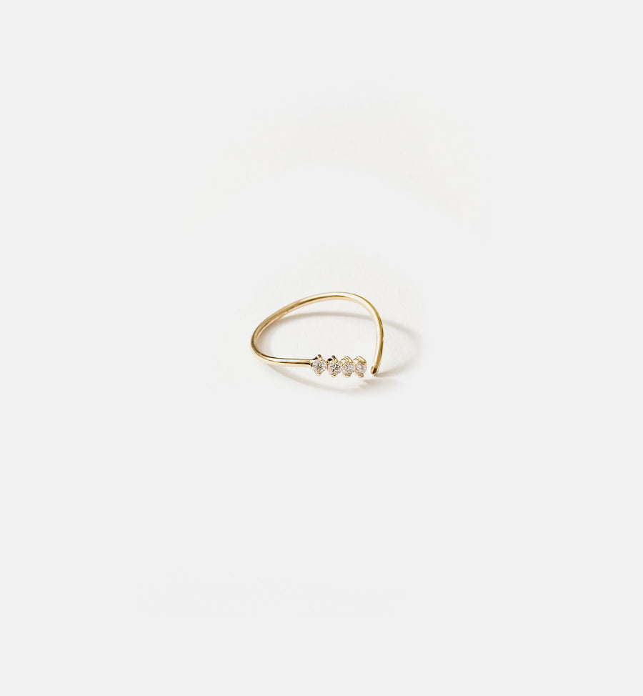 Cadine Garland Ring - 14kt Solid Gold
