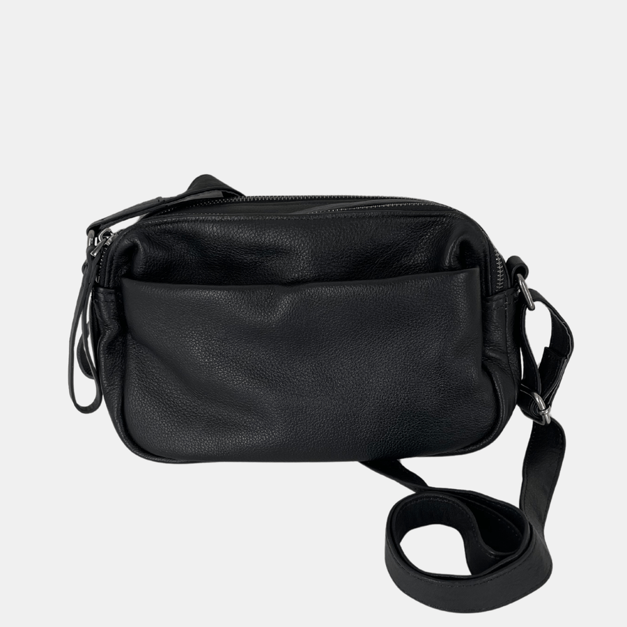 Cadine Handbags The Creative Bag - Black Leather