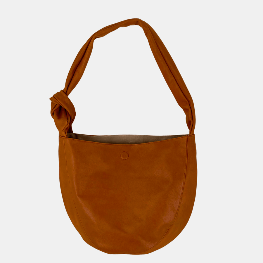 Cadine Handbags The Laidback Bag - Cognac Leather