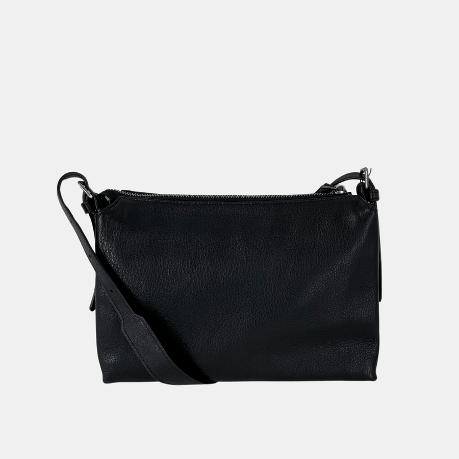 Cadine Handbags The Perfectionist Bag - Black Leather