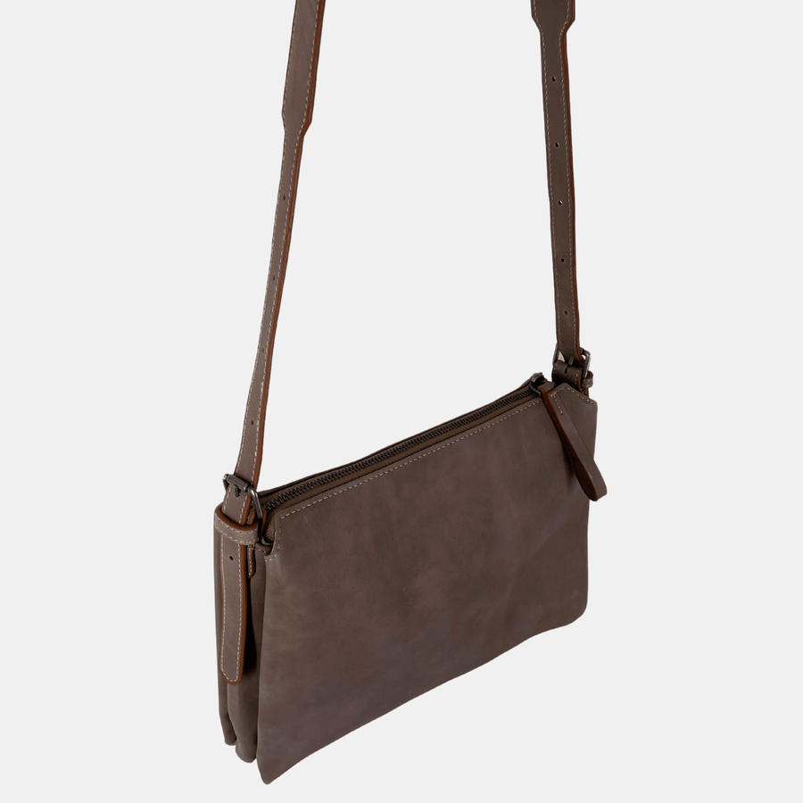 Cadine Handbags The Perfectionist Bag - Grey Leather