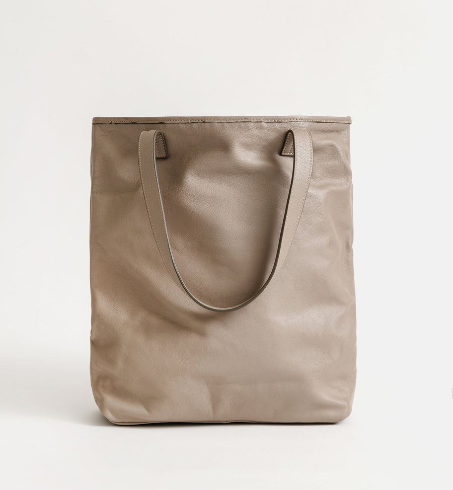 Cadine Handbags The Trifecta Bag - Stone Leather