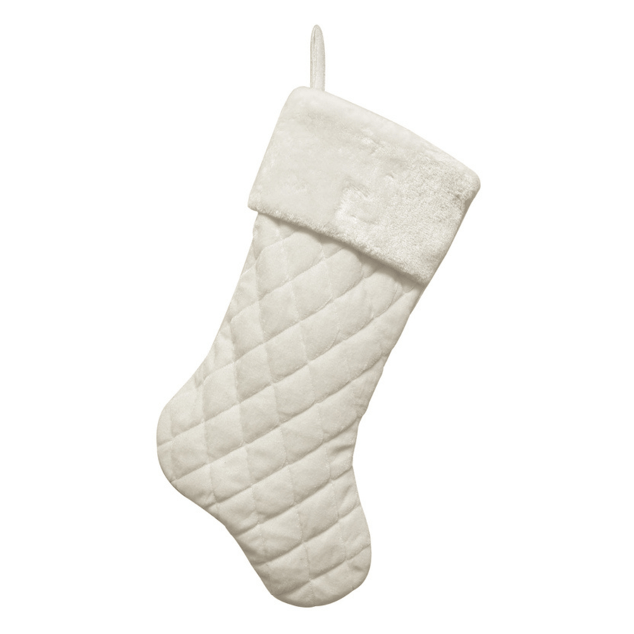 Cadine Holiday Quilted Stocking