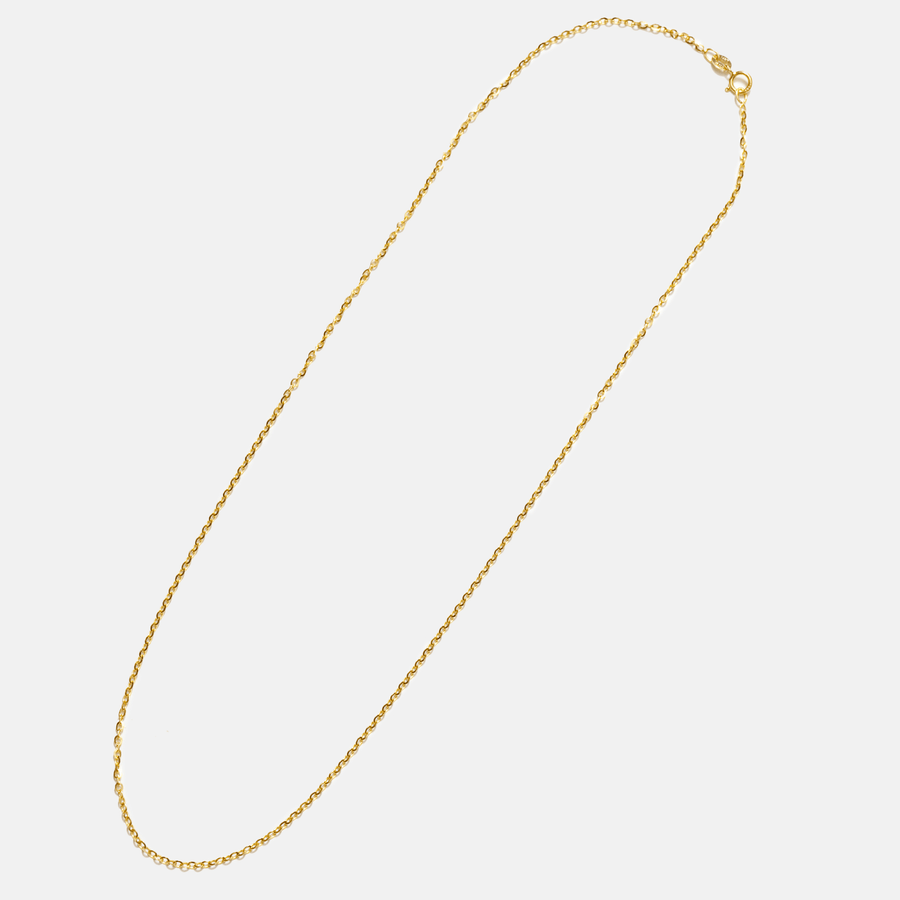 Cadine Juniper Necklace - 14kt Solid Gold
