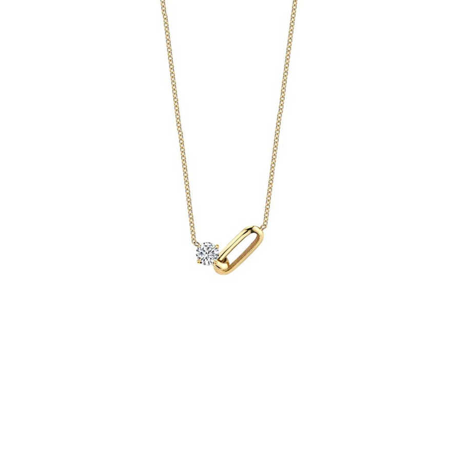Cadine Peony Necklace - 18kt Solid Gold