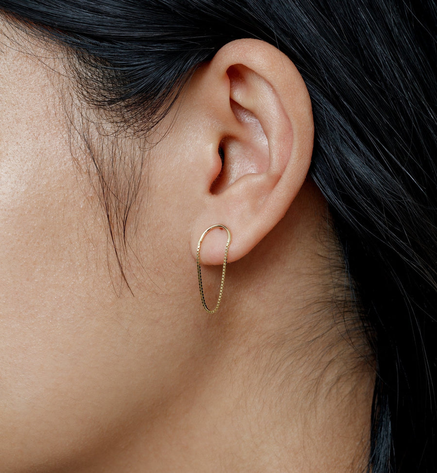 Cadine Petal Earrings - 14kt Solid Gold