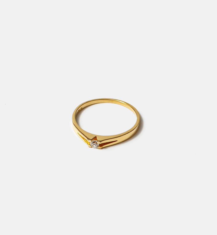Cadine Ren Ring - 14kt Solid Gold