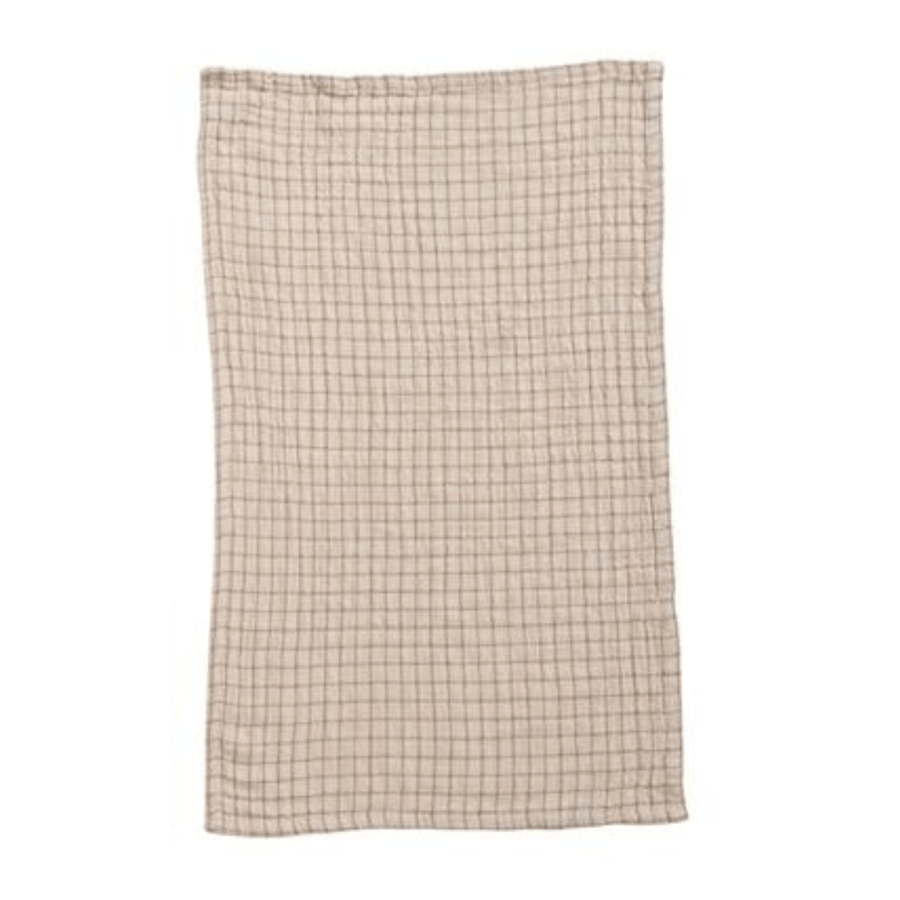 Cadine Riga Rectangular Towel - Natural / Camel