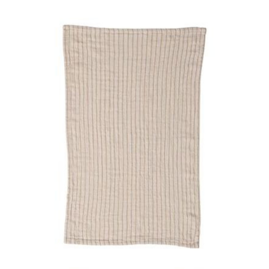 Cadine Riga Rectangular Towel - Natural / Camel