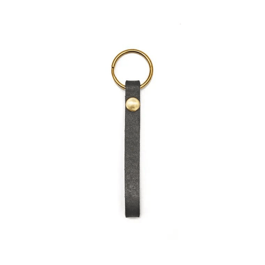 Cadine The Avenue Keychain - Black Leather