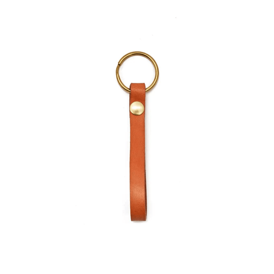 Cadine The Avenue Keychain - Cognac Leather