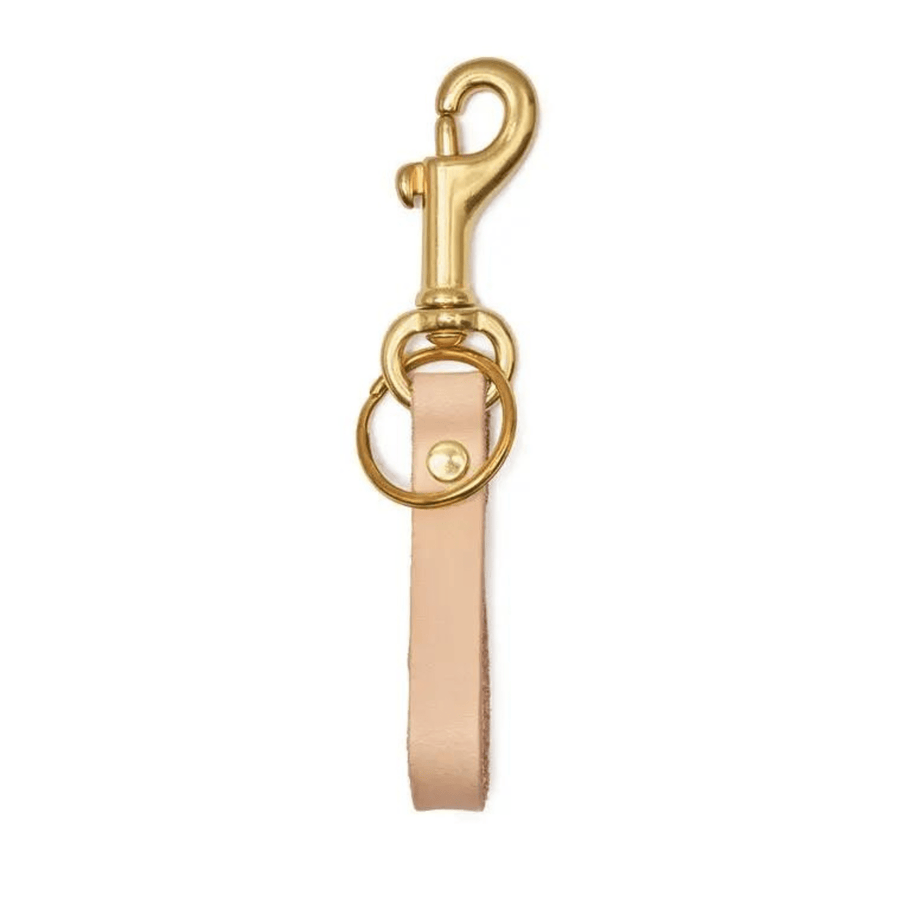 Cadine The Lane Keychain - Natural Leather