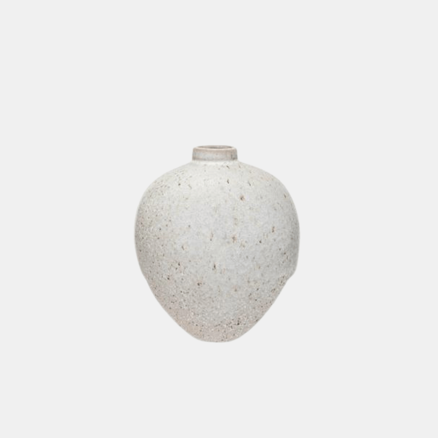 Cadine Vases Shelfie Vase - Speckled Off-White