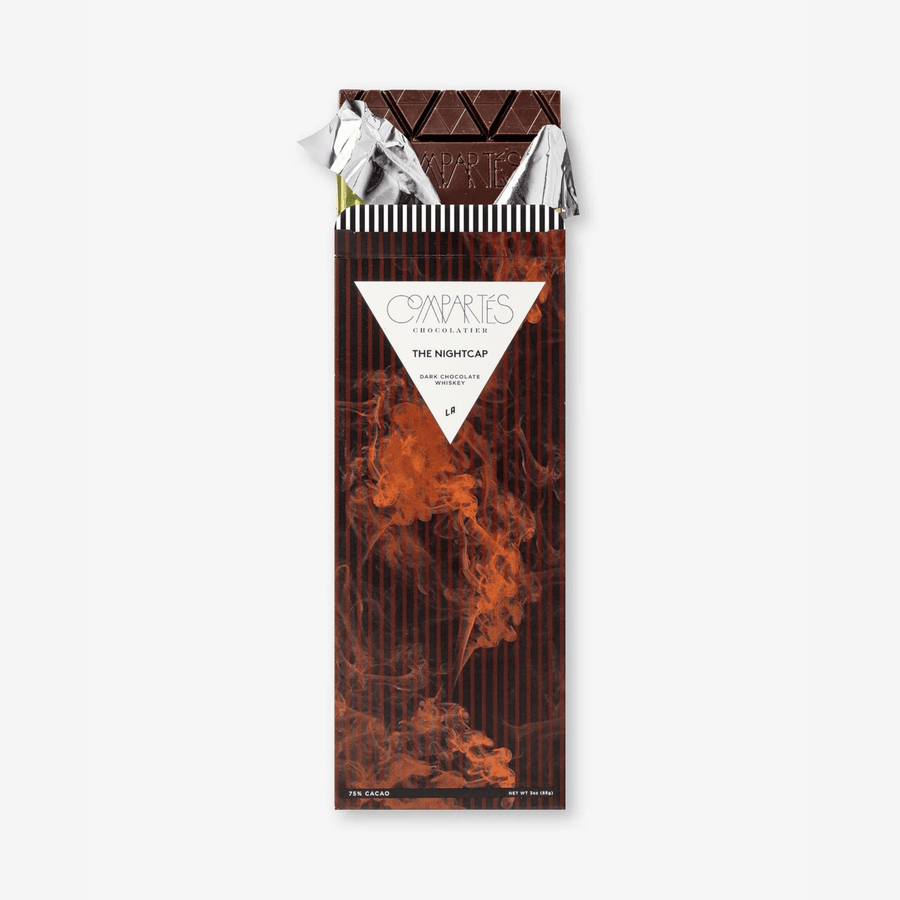 Compartes Chocolate Nightcap Whiskey Dark Chocolate Bar