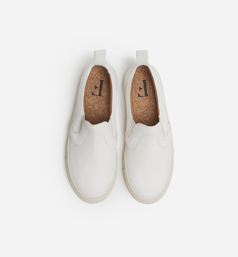 Flattered Shoe Haga Sneaker - White Leather