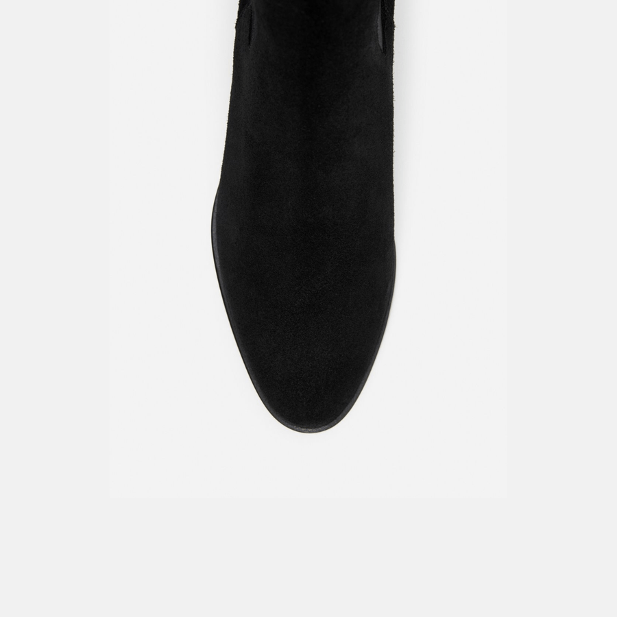 Flattered Shoe Larissa Boot - Black Suede