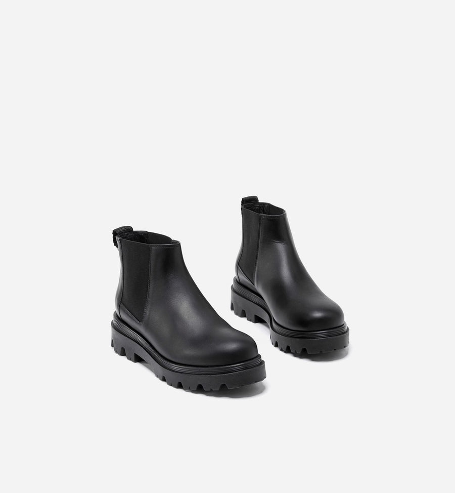 Cadine Lifestyle Store Flattered Brand Lova Black Leather Boot in Vancouver Canada