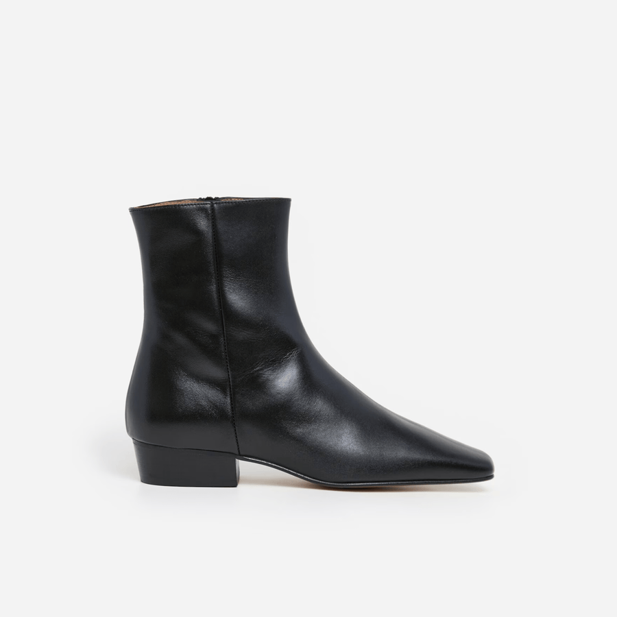 Flattered Shoe Rami Boot - Black Leather