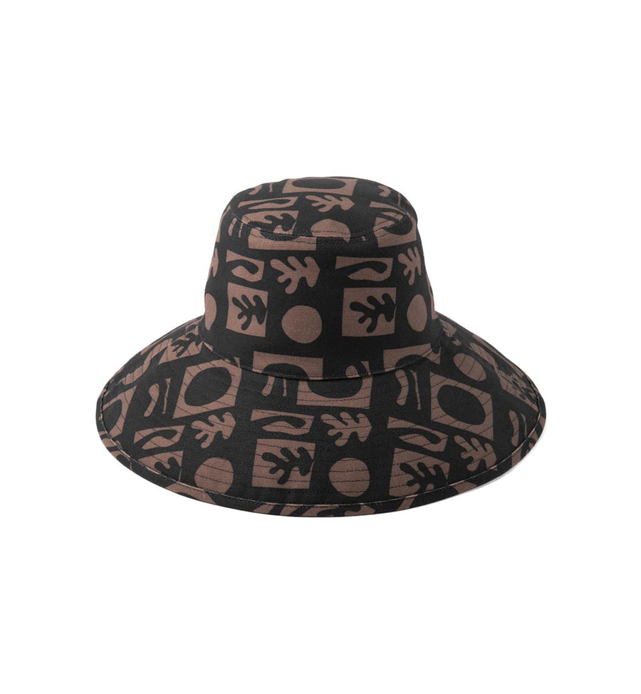Lack of Color Accessories Holiday Bucket Hat - Formes Black